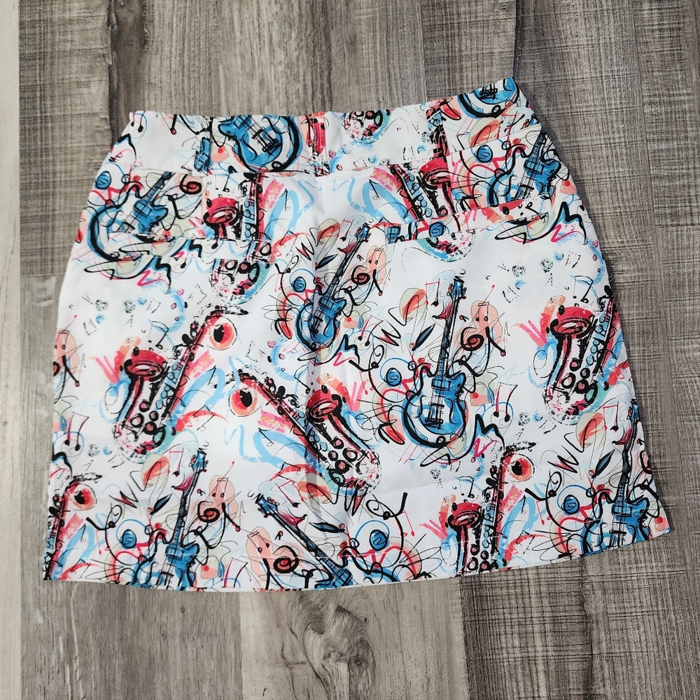 Abstract Patterned Women's Skirt